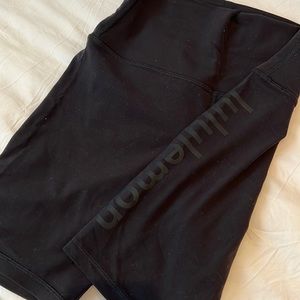 Lululemon black align biker shorts